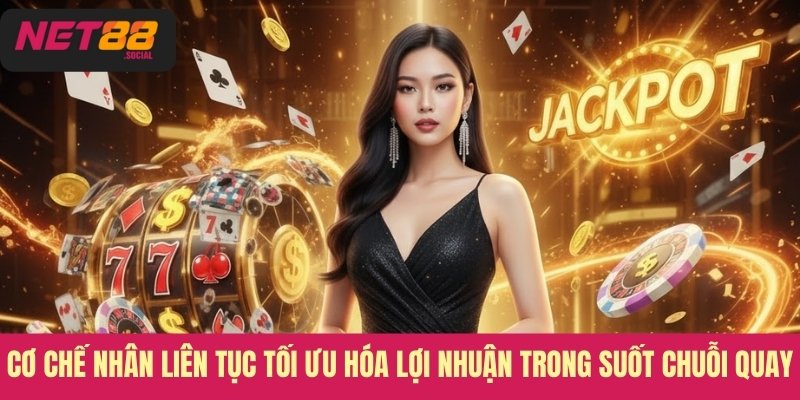 Cơ chế nhân liên tục tối ưu hóa lợi nhuận trong suốt chuỗi quay
